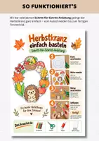 Vorschau - Mal- und Bastelvorlagen - Herbstkranz basteln | 18 Herbstmotive mit Waldtieren | Bastelvorlage Herbst mit Igel & Fuchs für Kita, Vorschule & Klasse 1 - Seite 3