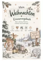 Vorschau - Arbeitsblätter - Weihnachten Erinnerungsbuch für Kinder | Mein Weihnachten | 14 Seiten zum Malen & Schreiben | Weihnachtsbuch PDF zum Ausdrucken - Deckblatt