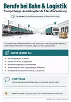 Vorschau - Stundenentwürfe - Bahn & Logistik – Ausbildungsberufe, Transportwege und Berufsorientierung | Berufskolleg - Deckblatt