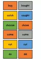 Vorschau - Spiele - Irregular Verbs spielerisch üben – Flashcards & Gädachnisspiel - Seite 1