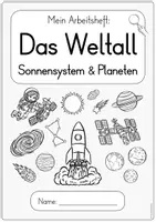 Vorschau - Unterrichtsreihen - Weltall, Sonnensystem & Planeten - Arbeitsheft - Seite 3