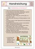 Vorschau - Arbeitsblätter - Wald - Waldschätze im Eierkarton, Ausflug Wald - Seite 1