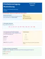 Vorschau - Arbeitsblätter - Primfaktorzerlegung Arbeitsblatt - Seite 2