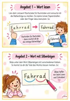 Vorschau - Bildkarten - Lernwörter üben – 16 kreative Übungskarten für jedes Lernwort - Seite 1