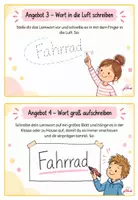 Vorschau - Bildkarten - Lernwörter üben – 16 kreative Übungskarten für jedes Lernwort - Seite 2