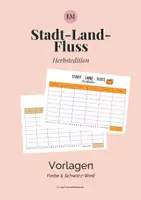 Vorschau - Arbeitsblätter - Stadt Land Herbst | Stadt-Land-Fluss zum Thema Herbst | Grundschule - Deckblatt
