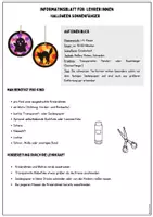 Vorschau - Mal- und Bastelvorlagen - 👻 Halloween Sonnenfänger Suncatcher basteln mit Seidenpapier/Transparentpapier – Fensterbilder mit Halloweenmotiven - Seite 2