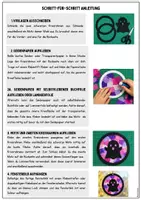 Vorschau - Mal- und Bastelvorlagen - 👻 Halloween Sonnenfänger Suncatcher basteln mit Seidenpapier/Transparentpapier – Fensterbilder mit Halloweenmotiven - Seite 3