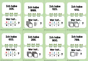 Vorschau - Spiele - Zahlenraum 1000: 999 Froschgeschwister Lesespiele - Seite 2