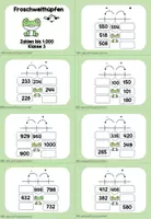 Vorschau - Spiele - Zahlenraum 1000: 999 Froschgeschwister Froschweithüpfen - Seite 1