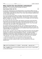 Vorschau - Arbeitsblätter - Gruselgeschichte Deutsch Klasse 5 6 - Seite 2