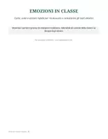 anteprima - Altro tipo di materiale - Emozioni in classe: come farle riconoscere - Pagina di copertina