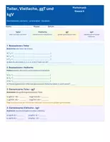 Vorschau - Arbeitsblätter - Gemischte Übungen: Teiler-Vielfache-ggT-kgV - Deckblatt