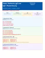 Vorschau - Arbeitsblätter - Gemischte Übungen: Teiler-Vielfache-ggT-kgV - Seite 2