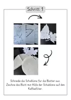 Vorschau - Arbeitsblätter - Fensterdeko Herbst | Kunst Klasse 1-4 | Bunte Blätter aus Kaffeefiltern - Seite 2