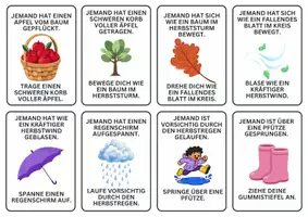 Vorschau - Spiele - Lesekette Herbst / Bewegungsspiel für Klasse 2/3 - Seite 2