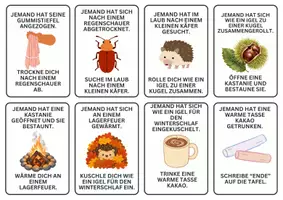 Vorschau - Spiele - Lesekette Herbst / Bewegungsspiel für Klasse 2/3 - Seite 3