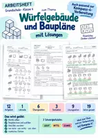 Vorschau - Arbeitsblätter - Kompass 4 Lernheft – Würfelgebäude & Baupläne | Klasse 4 | mit Lösungen - Deckblatt