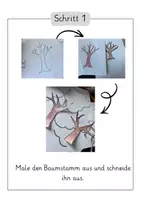 Vorschau - Arbeitsblätter - Fensterdeko Herbst | Kunst Klasse 1-4 | Bunte Bäume aus Kaffeefiltern - Seite 2