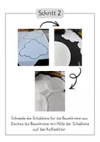 Vorschau - Arbeitsblätter - Fensterdeko Herbst | Kunst Klasse 1-4 | Bunte Bäume aus Kaffeefiltern - Seite 3