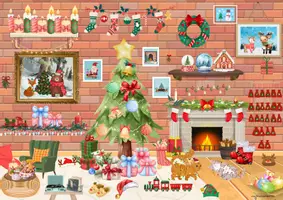 Vorschau - Spiele - Weihnachtswimmelbild Suchbild Fehlerbild Poster - Deckblatt