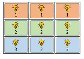 Vorschau - Spiele - 1, 2 oder 3: Mengen bis 10 für die digitale Tafel | Quizzen im Matheunterricht - Seite 1