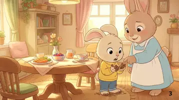 Aperçu - Cartes / Images - Kamishibai – Le petit lapin apprend à se laver les mains – hygiène et bonnes habitudes - Page 3