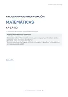 Vista previa - Unidades / Secuencias / Situaciones de Aprendizaje - Programa intervención matematicas_1_2_ESO - Portada