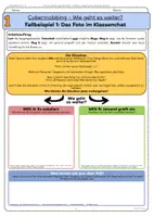 Vorschau - Arbeitsblätter - Cybermobbing Klasse 7–8 | Klassenchat Gruppenarbeit 5 Fallbeispiele - Seite 2
