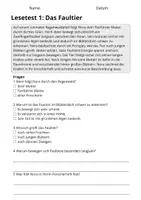Vorschau - Arbeitsblätter - Lesetest Klasse 3 – Regenwaldtiere | 10 Texte mit Fragen & Lösungen - Seite 2