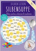 Vorschau - Unterrichtsreihen - Silben lesen Klasse 1 | Erstes Lesen & Buchstabeneinführung | Silbensuppe in Grundschrift - Deckblatt