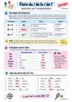 Vorschau - Arbeitsblätter - Faire du, de la, de l' - Seite 2