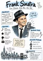 Vorschau - Arbeitsblätter - Lernplakat + Arbeitsblätter zum Thema "Frank Sinatra" + Lösung & MP3 + Mindmap + Infografik - Deckblatt