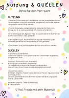 Vorschau - Lehrpläne/Lehrermaterial - Krankenmappe – Arbeitsblätter bei Krankheit sammeln | 6 Farbvarianten - Seite 1