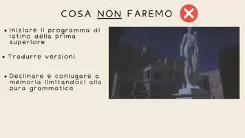 anteprima - Presentazioni / Lavagne - Prima lezione di Latino per l'educazione linguistica - Pagina 1