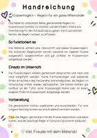 Vorschau - Präsentationen/Tafelbilder - Klassenregeln Grundschule – 7 Regelkarten für ein gutes Miteinander - Seite 2