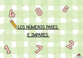 Vista previa - Refuerzo / NEE / Materiales de apoyo - PARES E IMPARES - Portada