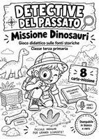 anteprima - Esercizi - Detective del passato — Missione Dinosauri - Pagina di copertina