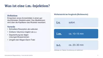 Vorschau - Präsentationen/Tafelbilder - Intramuskuläre Injektion Pflegeausbildung - Seite 2