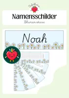 Vorschau - Poster - Namensschilder Blumenwiese - Deckblatt
