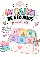 Vista previa - Tarjetas / Manipulativos - MI CAJITA DE RECURSOS PARA EL AULA - Portada