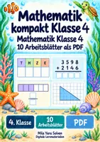 Vorschau - Arbeitsblätter - Mathematik kompakt Klasse 4 | Mathematik Klasse 4 | 10 Arbeitsblätter als PDF - Deckblatt
