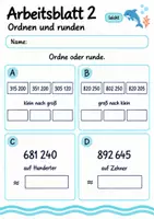 Vorschau - Arbeitsblätter - Mathematik kompakt Klasse 4 | Mathematik Klasse 4 | 10 Arbeitsblätter als PDF - Seite 2