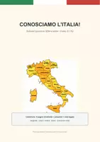 Vorschau - Arbeitsblätter - Conosciamo l’Italia - Deckblatt