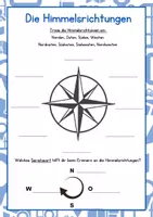Vorschau - Arbeitsblätter - Die vier Himmelsrichtungen - Info und Arbeitsblatt Sachunterricht - Seite 2