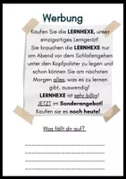 Vorschau - Arbeitsblätter - Werbung Arbeitsblatt Sachunterricht 3./4.Klasse - Seite 2