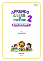 Vista previa - Fichas informativas / Documentos de lectura - Aprendo a leer y escribir 2 - Sílabas directas avanzadas - página 2