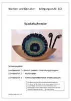 Vorschau - Stundenentwürfe - Papier - Papier reißen - Wackelschnecke - Deckblatt