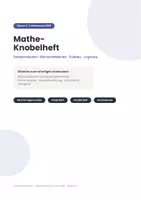 Vorschau - Arbeitsblätter - Mathe-Knobelspaß Klasse 1–4 – 4 Übungshefte mit Lösungen - Seite 1
