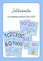 Vorschau - Poster - Zahlenkarten - Hunderterzahlen bis 1000 - Deckblatt